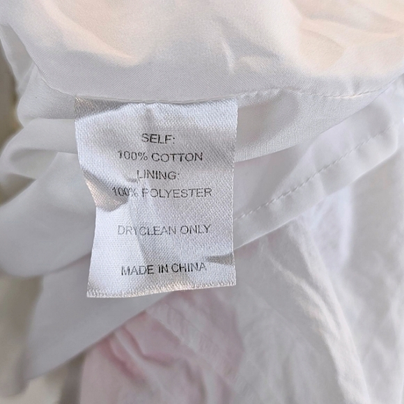 Marie Oliver Cotton Tegan Tank Maxi Dress Sz XS White Boho Chic Beach Vacation - Picture 15 of 16